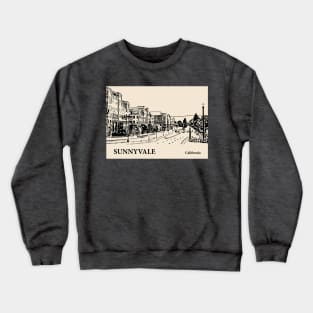 Sunnyvale - California Crewneck Sweatshirt